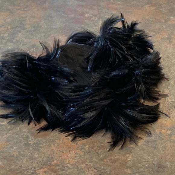 Ere Nouveau Ny black feather hat main image 13